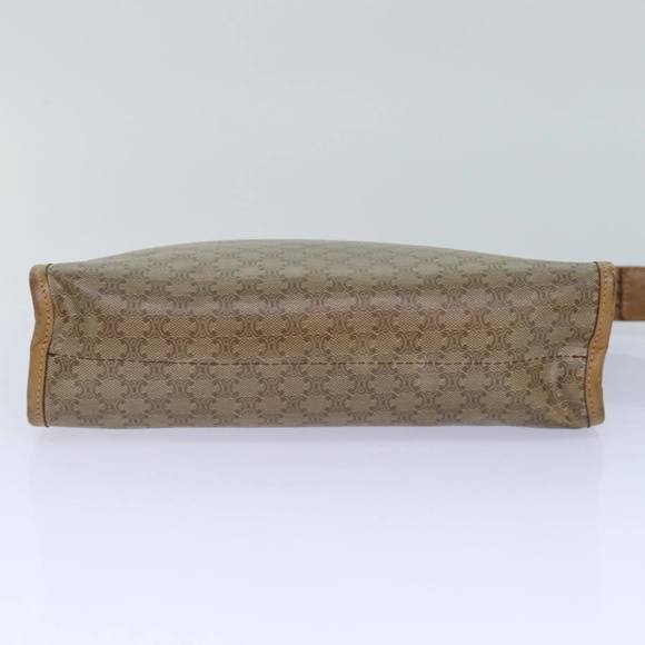 CELINE Macadam Canvas Clutch Bag Beige Auth ar12311 - Picture 6 of 16